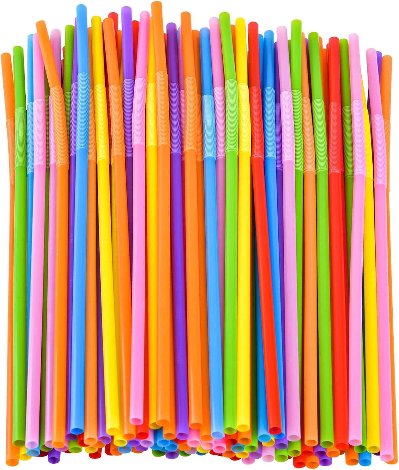 Colourful Plastic Straws